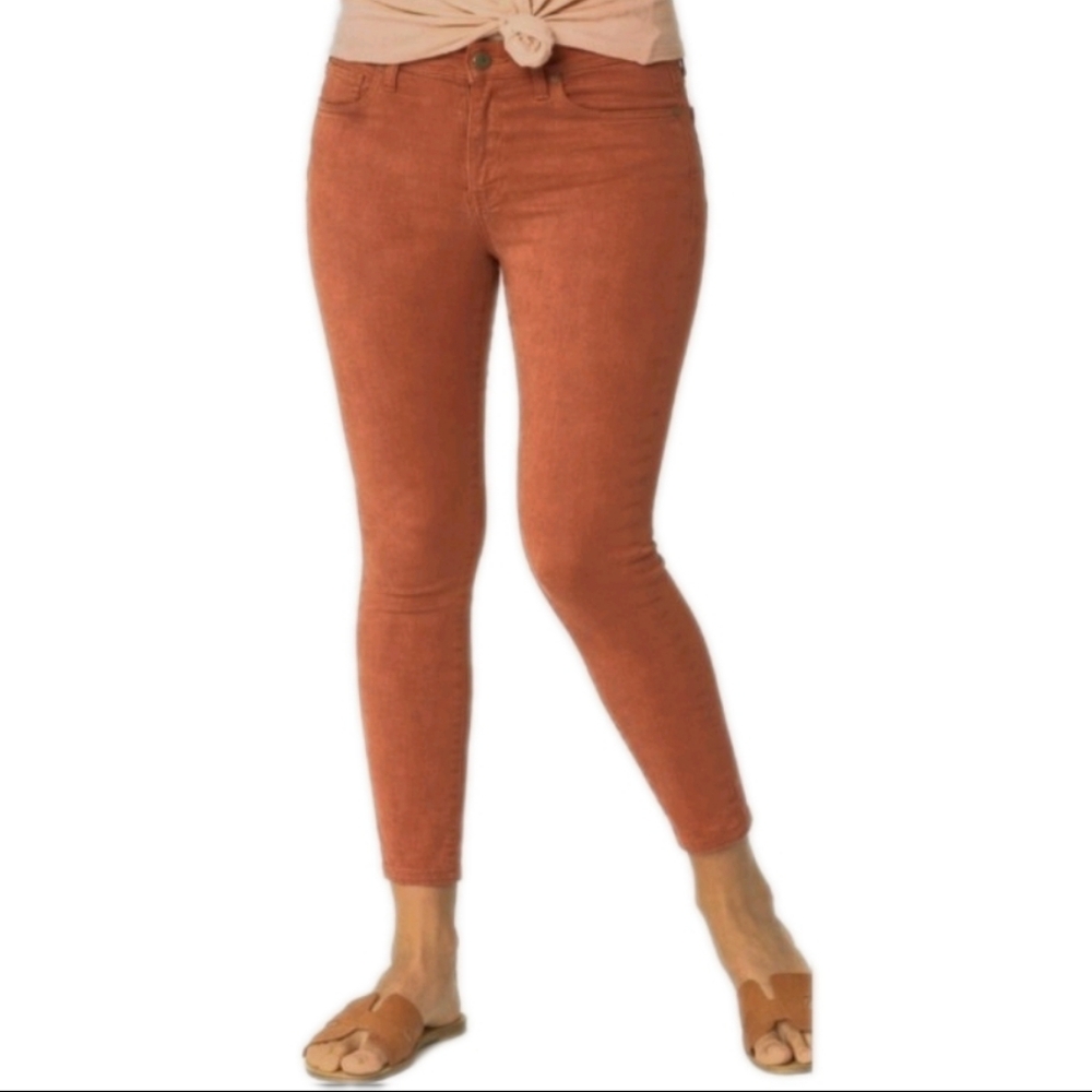 JOE'S The ICON Mid-rise skinny crop in Blush size 28